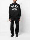 23SS Alix Logo Print Sweatshirt Black AAUSW0184FA01 001 - 1017 ALYX 9SM - BALAAN 8