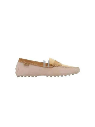 Gommino Suede Driving Shoes Beige - TOD'S - BALAAN 2