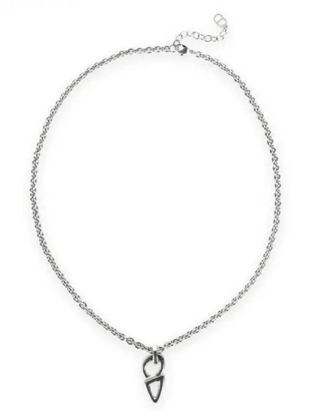 CD30 Pendant Necklace Silver - DIOR - BALAAN 2