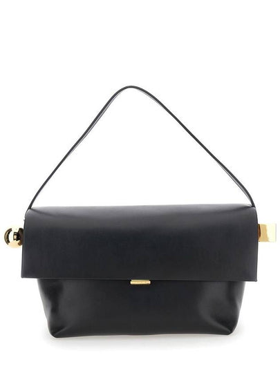 The Large Ronde Carre Shoulder Bag Black - JACQUEMUS - BALAAN 2