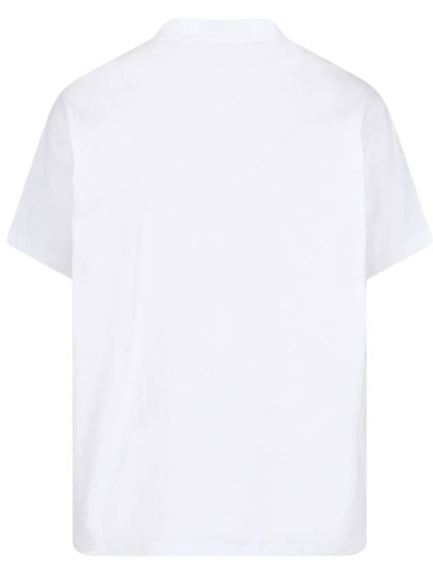 EKD Motif Cotton Short Sleeve T-Shirt White - BURBERRY - BALAAN 4