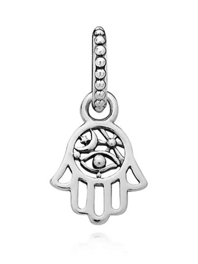 Protective Hamsa Hand Dangle Bracelet Charm Silver - PANDORA - BALAAN 4