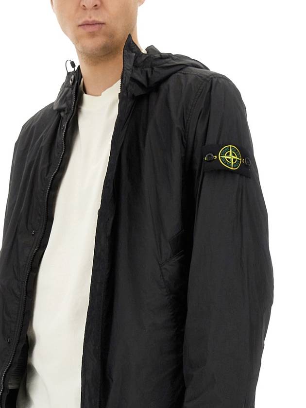 HOODED JACKET - STONE ISLAND - BALAAN 4