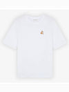 Speedy Fox Patch Comfort Short Sleeve T Shirt White - MAISON KITSUNE - BALAAN 2