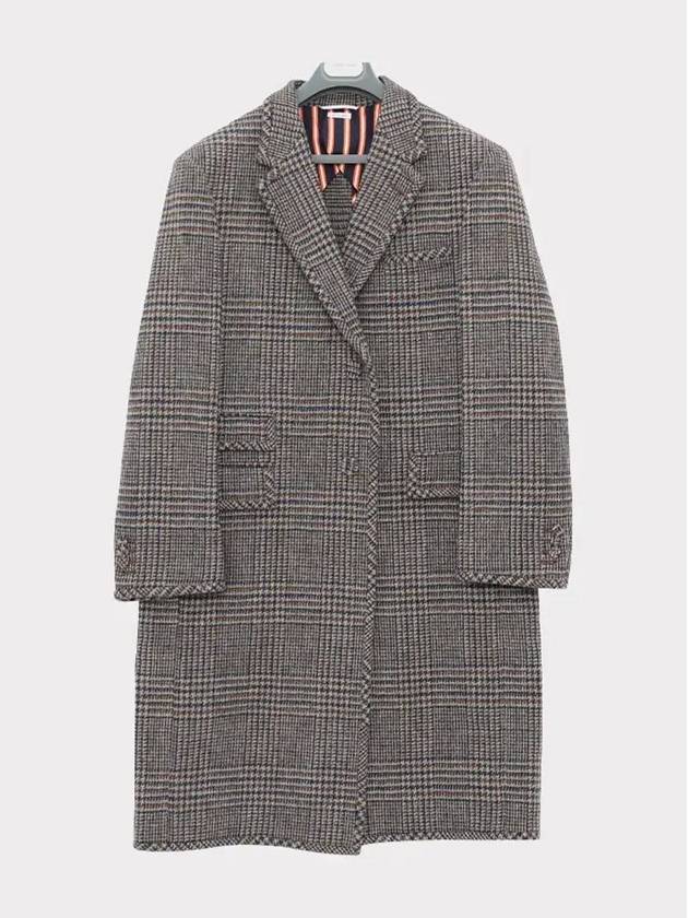 Prince Of Wales Vent Over Single Coat Brown - THOM BROWNE - BALAAN 3