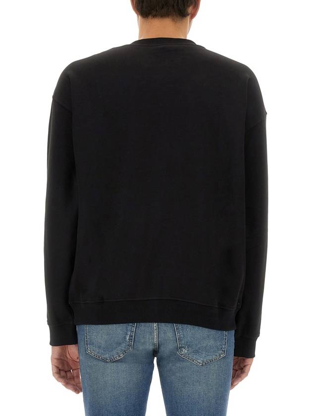 S Boxt OD Cut Out Oval D Logo Sweatshirt Black - DIESEL - BALAAN 4