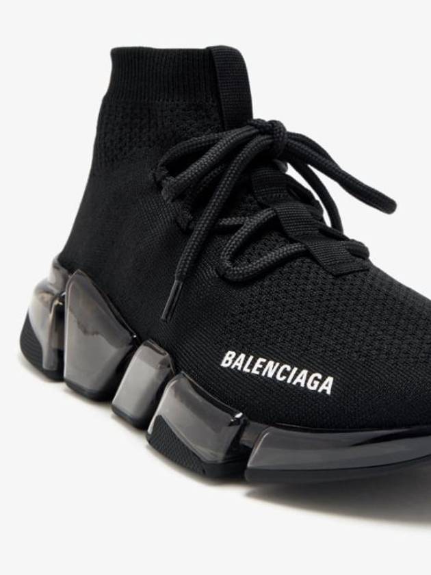 Speed ​​2.0 Lace-Up High-Top Sneakers Black - BALENCIAGA - BALAAN 4