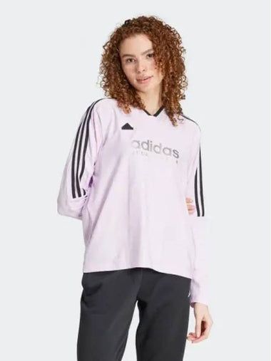 Women s Tee Cut 3S Jacquard Long Sleeve Shirt ICELAV - ADIDAS - BALAAN 1