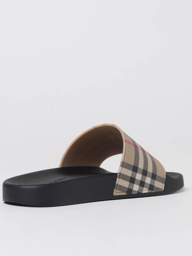 Check Furley Slippers Beige - BURBERRY - BALAAN 4