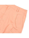 Cargo Bermuda Cotton Blended Canvas Shorts Orange - DIOR - BALAAN 5