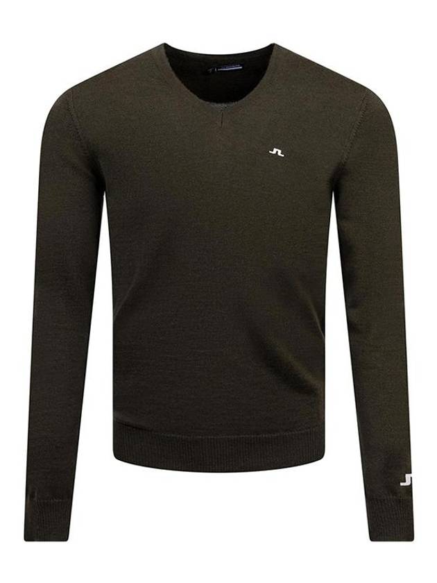 Men's Lymann Knit Sweater Forest Green - J.LINDEBERG - BALAAN 2