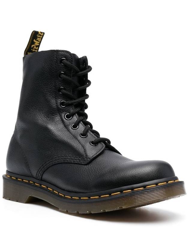 1460 Pascal Virginia Leather Lace Up Worker Boots Black - DR. MARTENS - BALAAN 5