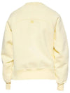 Heart Logo Overfit Sweatshirt Yellow - AMI - BALAAN 4