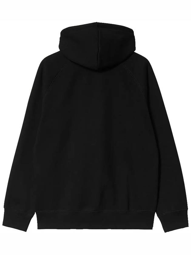 24SS Hooded Chase Brushed Zipup Black I033664 00FXX - CARHARTT - BALAAN 3