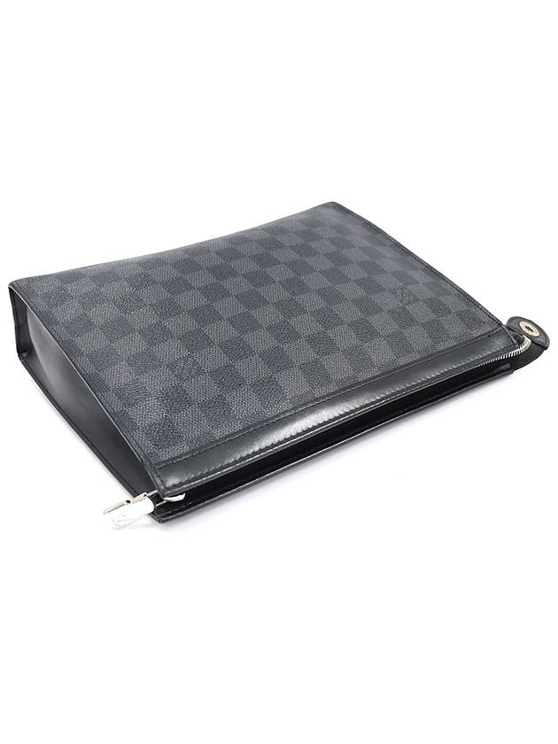 N41696 Damier Graphite Canvas Pochette Voyage MM Clutch - LOUIS VUITTON - BALAAN 3