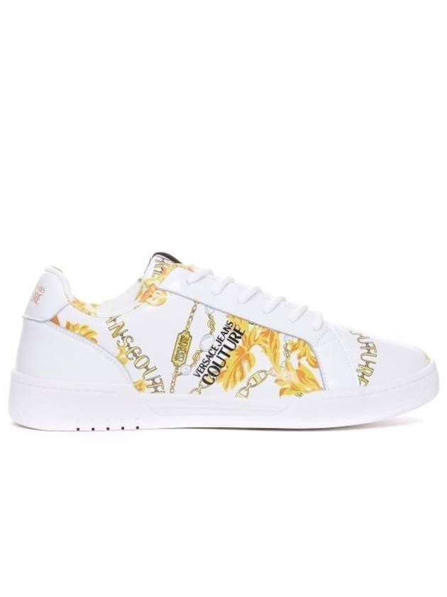 Logo Low-Top Sneakers White - VERSACE - BALAAN 1