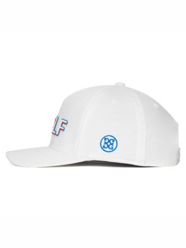 3D Skull Stretch Twill Snapback White - G/FORE - BALAAN 4