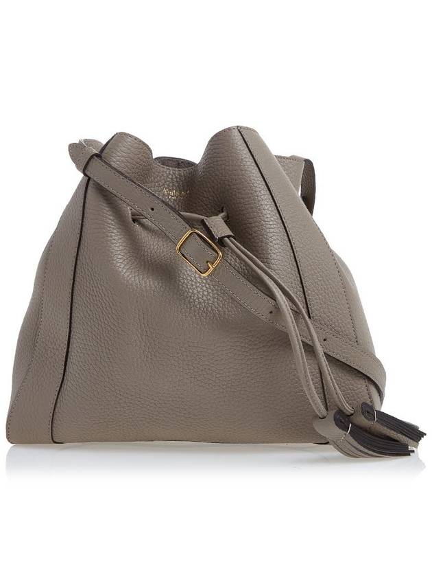 Millie Small Heavy Grain Tote Bag Solid Grey - MULBERRY - BALAAN 3