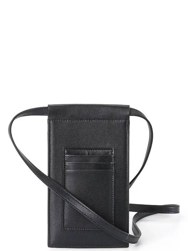 V Logo Phone Cross Bag Black - VALENTINO - BALAAN 4