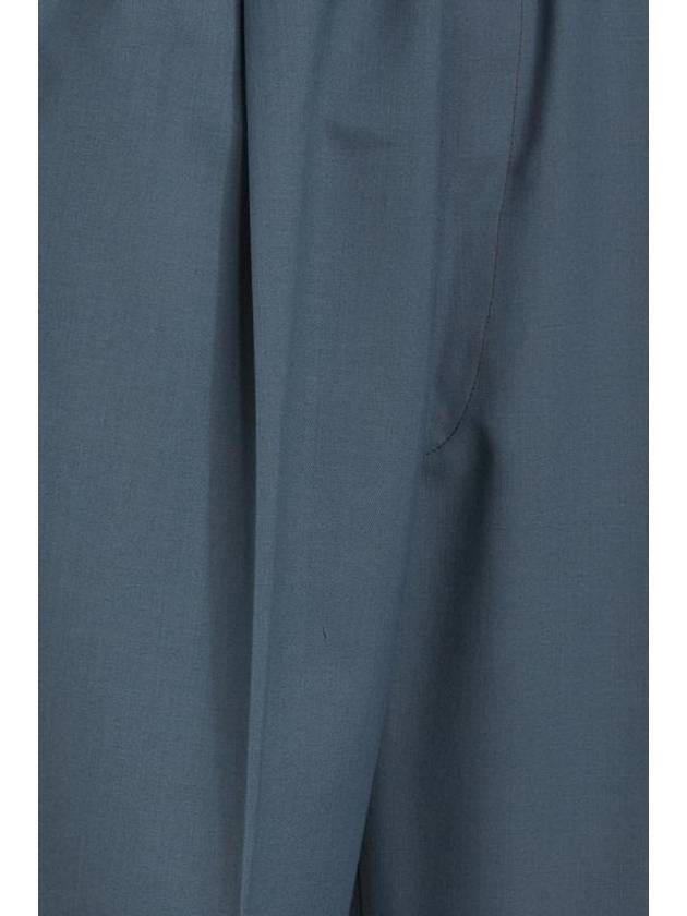 Poly Wool Twill Drawstring Straight Pants Storm Grey - MAISON MARGIELA - BALAAN 4