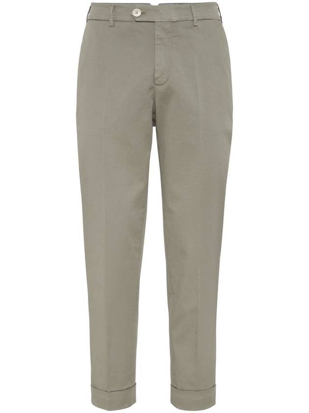 Brunello Cucinelli Trousers Green - BRUNELLO CUCINELLI - BALAAN 1