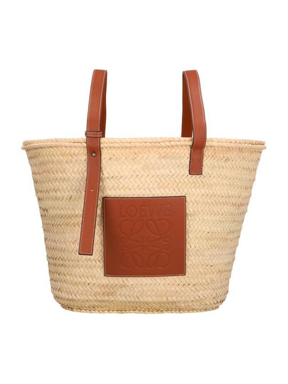 Palm Leaf Calfskin Tote Bag Natural Tan - LOEWE - BALAAN 2