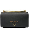 Soft Leather Crossbody Black - PRADA - BALAAN 2