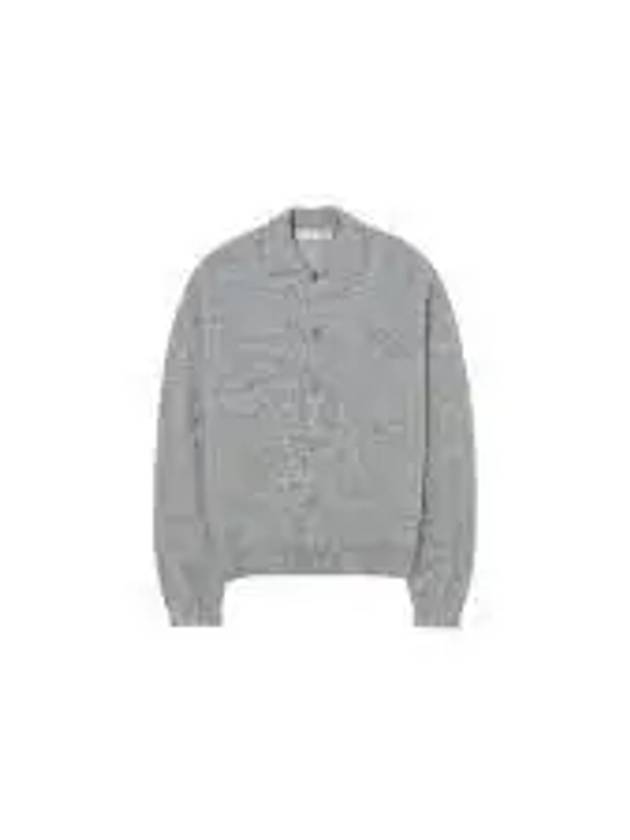 Evening Polo Cardigan Dust Melange - OUR LEGACY - BALAAN 2