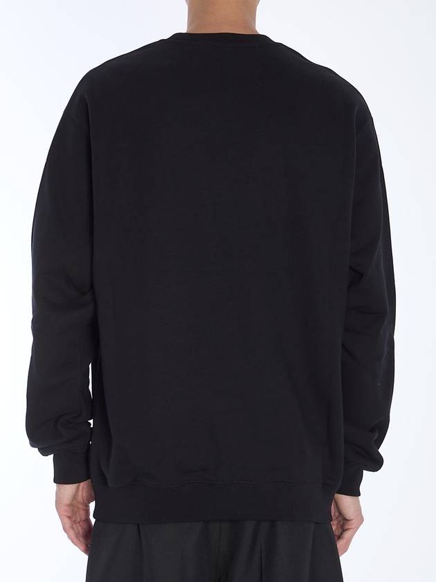 Embellished Logo Crew Neck Sweater Black - GUCCI - BALAAN 5