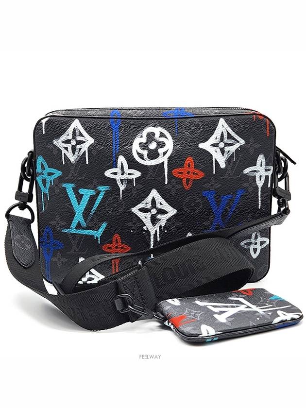 Eclipse Graffiti Trio Messenger Bag L637352 - LOUIS VUITTON - BALAAN 3