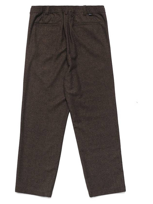 Health Seekers Golfers Wool Check Trousers BROWN - MALBON GOLF - BALAAN 2