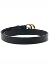 Men's GG Marmont Buckle Belt Black - GUCCI - BALAAN 5