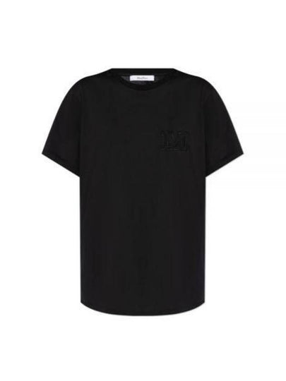 Mango Short Sleeve T-Shirt Black - MAX MARA - BALAAN 2