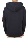 Logo Print Hoodie Rep Blue - ALPHA INDUSTRIES - BALAAN 5