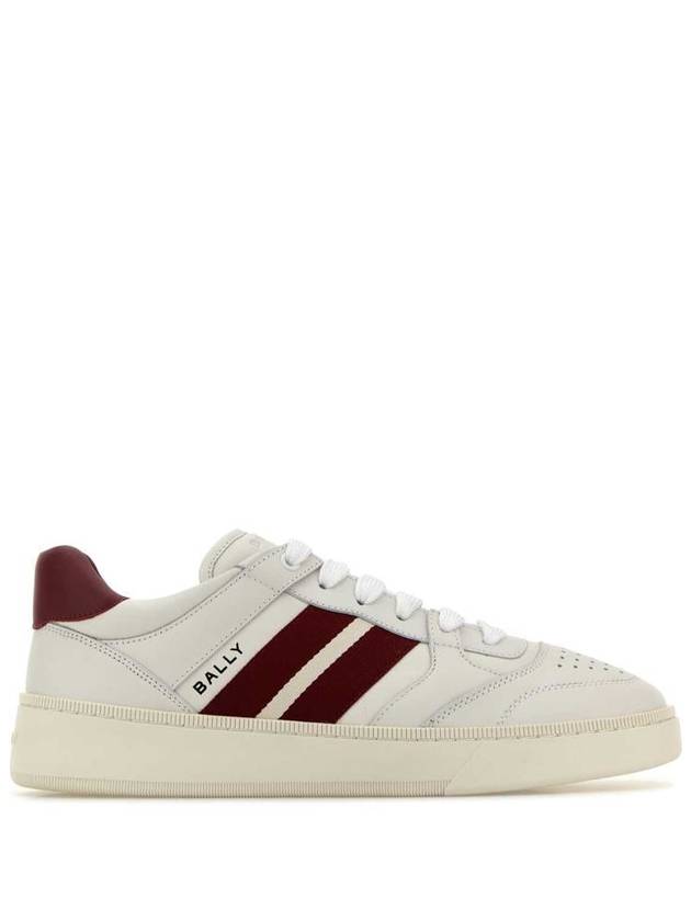 Rebby Leather Low-Top Sneakers White - BALLY - BALAAN 2