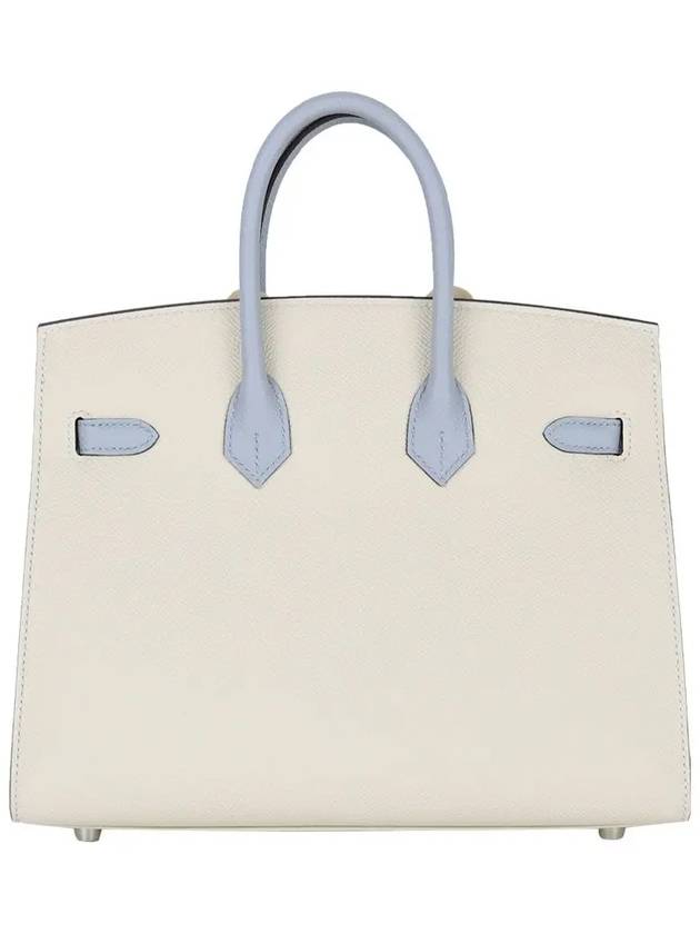 Cre Bleu Glacier Special Order Absong Birkin 25 Matte Silver B - HERMES - BALAAN 3