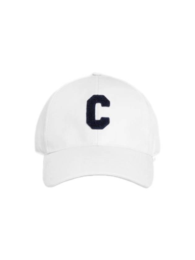 Initial Baseball Cap Cotton White - CELINE - BALAAN 1