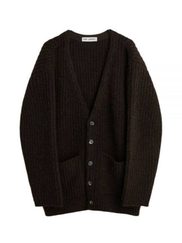 Colossal Albion Wool Cardigan Black - OUR LEGACY - BALAAN 2