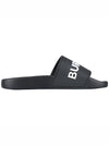 Women's Logo Slippers Black - BURBERRY - BALAAN 5