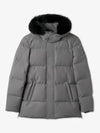 Cloud Threequater Bomber Padding Black Fox Fur Grey - MOOSE KNUCKLES - BALAAN 1