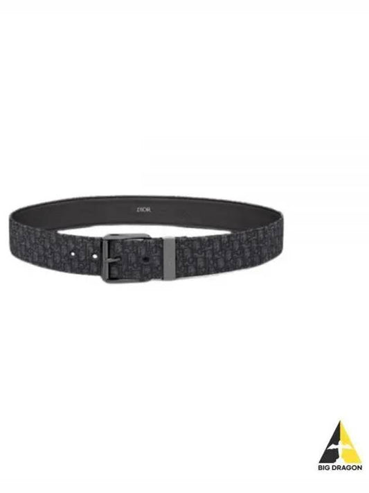 Micro Oblique Jacquard Belt Black - DIOR - BALAAN 2