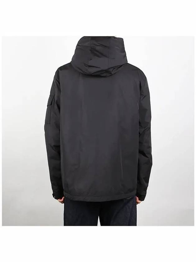 Granero Logo Hooded Jacket Black - MONCLER - BALAAN 5