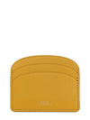 Demi Lune Card Wallet Yellow - A.P.C. - BALAAN 2