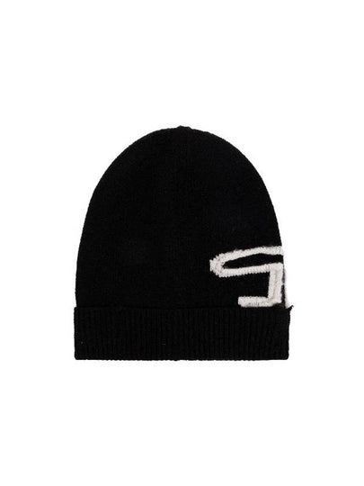 K-Peel Logo Intarsia Beanie Black - DIESEL - BALAAN 2