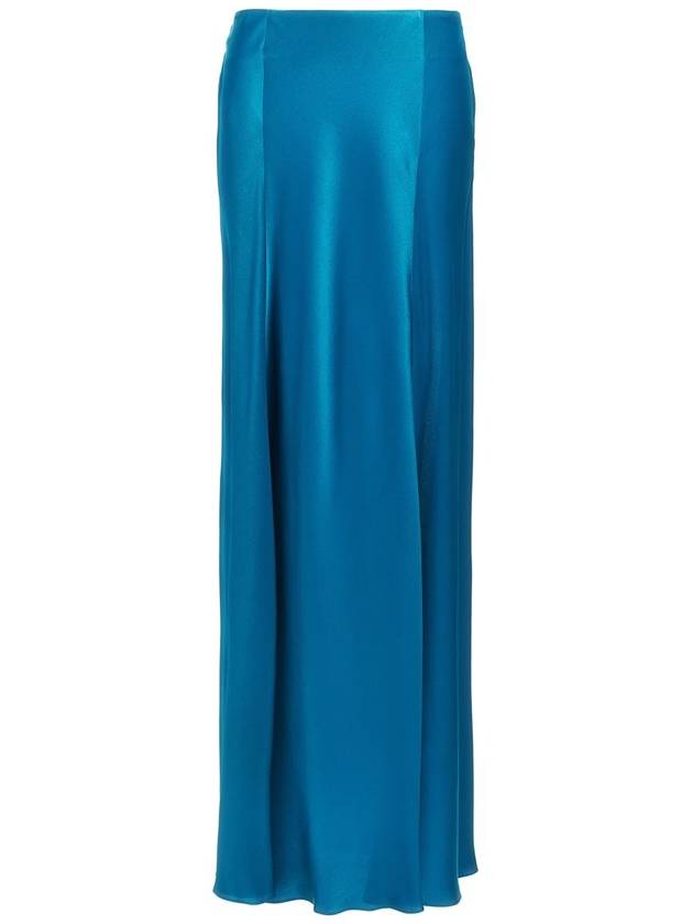 Alberta Ferretti Long Satin Skirt - ALBERTA FERRETTI - BALAAN 1