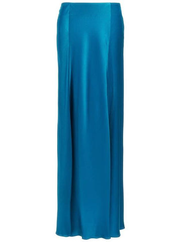 Alberta Ferretti Long Satin Skirt - ALBERTA FERRETTI - BALAAN 1