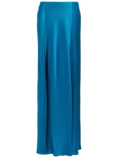 Alberta Ferretti Long Satin Skirt - ALBERTA FERRETTI - BALAAN 1