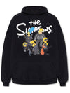 The Simpsons Hooded Top Black - BALENCIAGA - BALAAN.