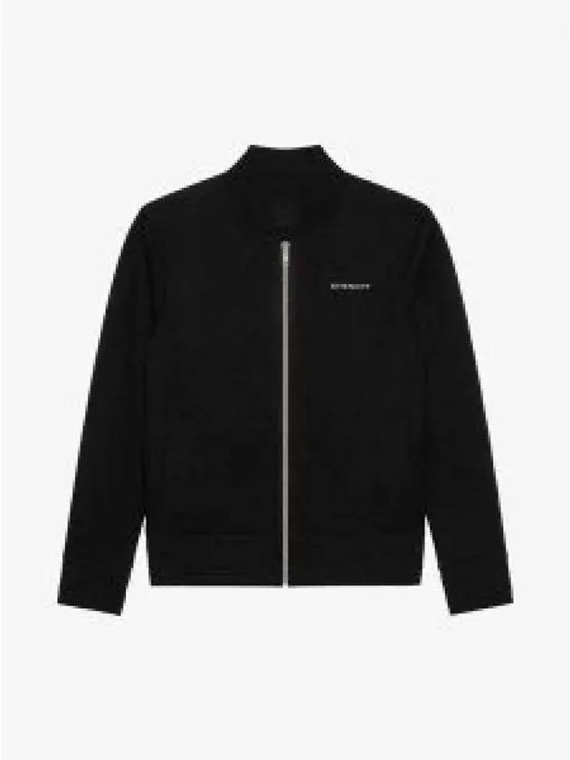 4G Star Logo Wool Bomber Jacket Black - GIVENCHY - BALAAN 2