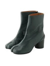 Leather Tabi Ankle Middle Boots Green - MAISON MARGIELA - BALAAN 2